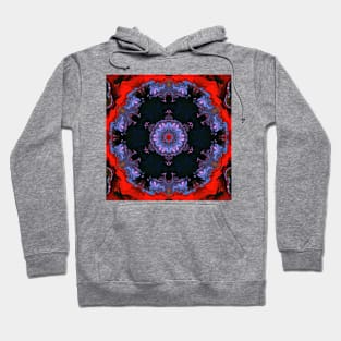 Psychedelic Hippie Blue and Red Hoodie